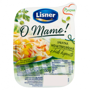 Lisner Sałatka wegetariańska z białą kapustą 150g