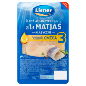 Lisner Filety śledziowe w oleju a'la Matjas 220g