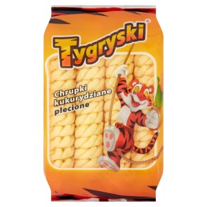 Tygryski Chrupki Kukurydziane Plecione 70 G