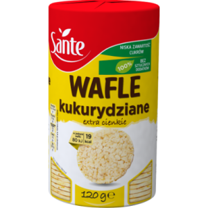 SANTE WAFLE KUKURYDZIANE EXTRA CIENKIE 120G