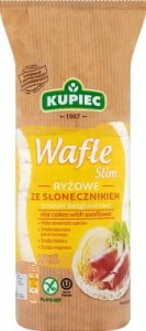 Kupiec Slim Wafle ryżowe ze słonecznikiem 84 g