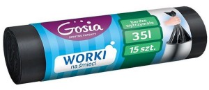 Gosia Worki Na Śmieci 35l G A15 Czarne