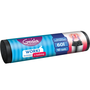 GOSIA Worki na śmiecie 60l 10 szt.