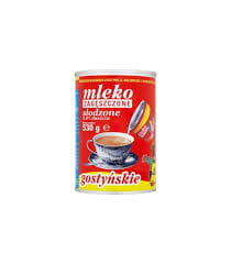 MLEKO SKONDENSOWANE SŁODZONE PUSZKA GOSTYŃ