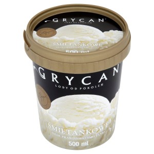 GRYCAN Lody Śmietankowe 500ml