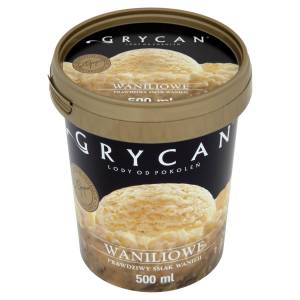 GRYCAN Lody Waniliowe 500ml