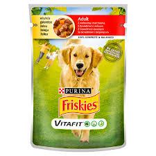 PURINA FRISKAS DOG ADULT WOŁOWINA DLA PSA 100G