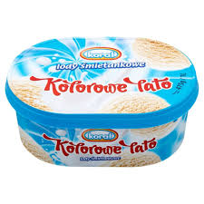 LODY KORAL KOLOROWE LATO 1L ŚMIETANKOWE
