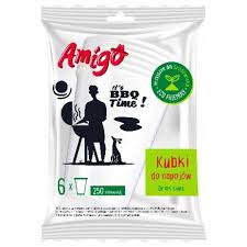 AMIGO JEDNORAZOWE KUBKI ECO 6SZT
