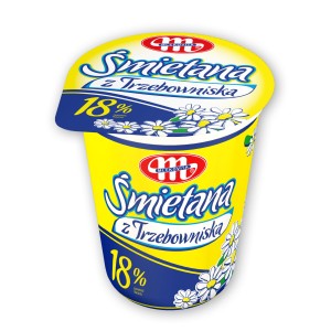 ŚMIETANA 18% 0,5L Z  TRZEBOWNISKA