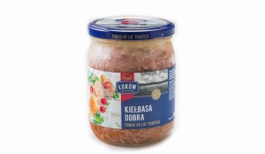 ŁUKÓW 500g Kiełbasa dobra wieprzowo-wołowa