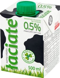MLEKO ŁACIATE 0.5%  0.5L