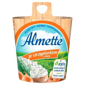 Hochland Almette serek kremowy ze szczypiorkiem i cebulą 150G