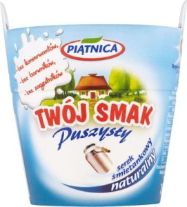 Piątnica Twój Smak Puszysty Serek śmietankowy naturalny 150 g