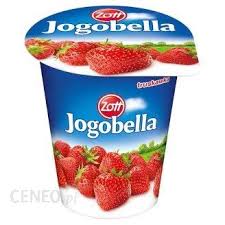 JOGURT JOGOBELLA 400G MIX TRUSKAWKA/WIŚNIA/JABŁKO