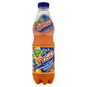 PYSIO MARCHEW JABŁKO BRZOSKWINIA SOK Z MARCHWI I OWOCÓW 900ML
