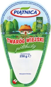Piątnica Twaróg wiejski półtłusty 250 g