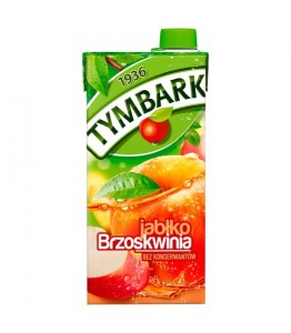TYMBARK 1L JABŁKO BRZOSKWINIA