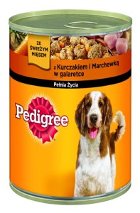PEDIGREE 400G Z KURCZAKIEM PUSZKA