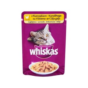 WHISKAS 100G SASZETKA Z KURCZAKIEM
