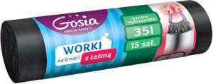 POLITAN WORKI NA ŚMIECI  35L 15 SZTUK